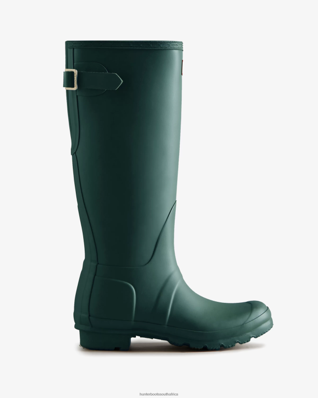 Women Tall Back Adjustable Rain Boots 8D4VJ189 Hunter Green Jasper