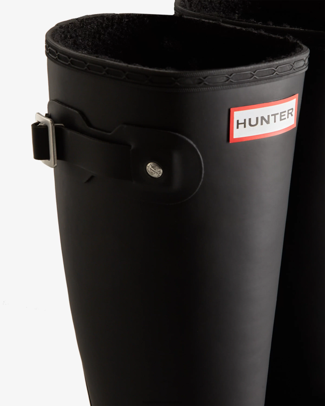 Women Tall Insulated Rain Boots 8D4VJ228 Hunter Black