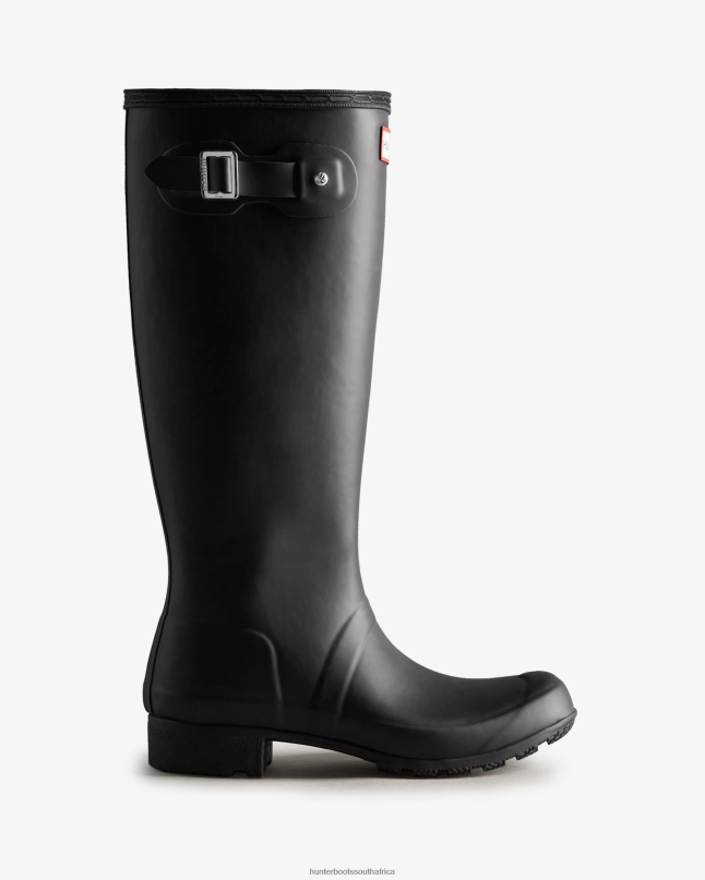 Women Tour Foldable Tall Rain Boots 8D4VJ167 Hunter Black