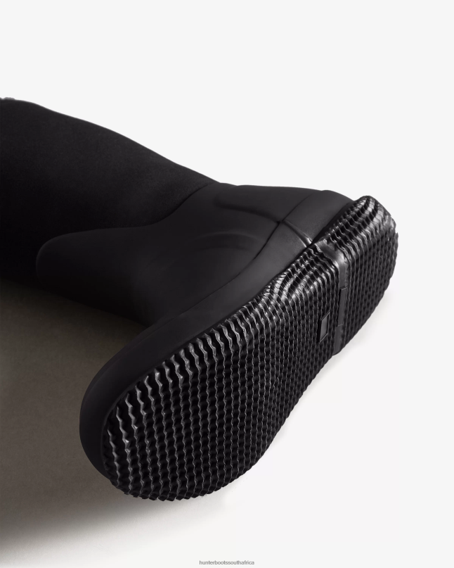 Women Insulated Roll Top Vegan Shearling Boots 8D4VJ274 Hunter Black