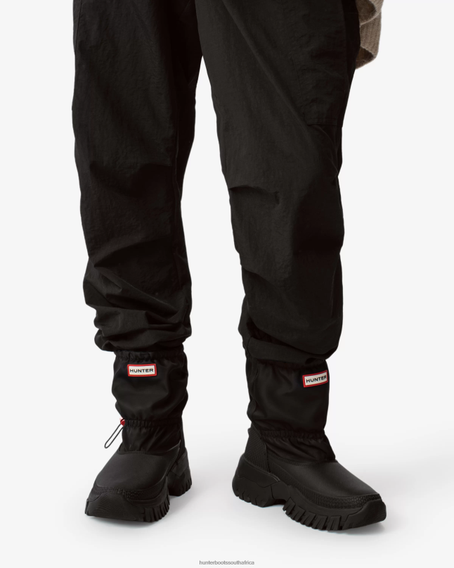 Women Wanderer Insulated Short Slouch Snow Boots 8D4VJ150 Hunter Black