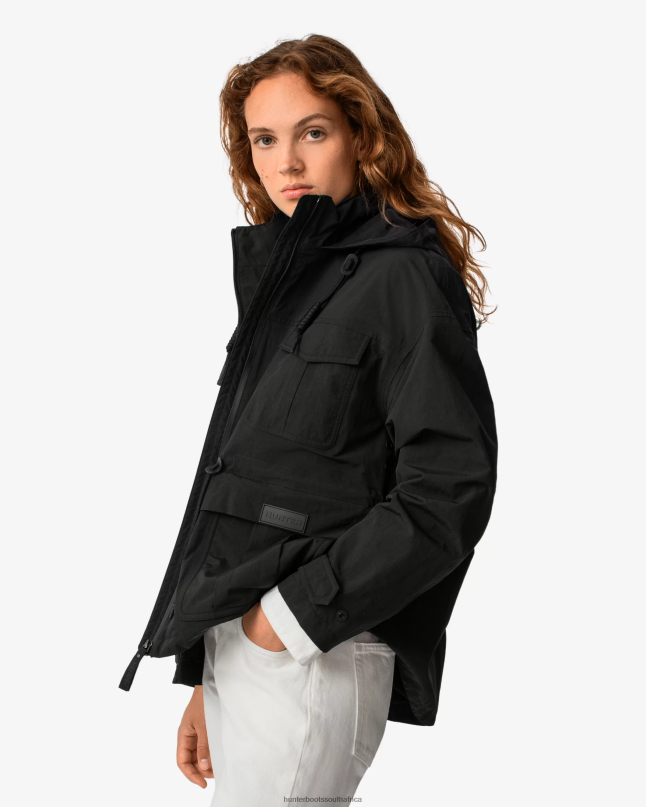 Women Explorer Recycled Nylon Jacket 8D4VJ354 Hunter Black