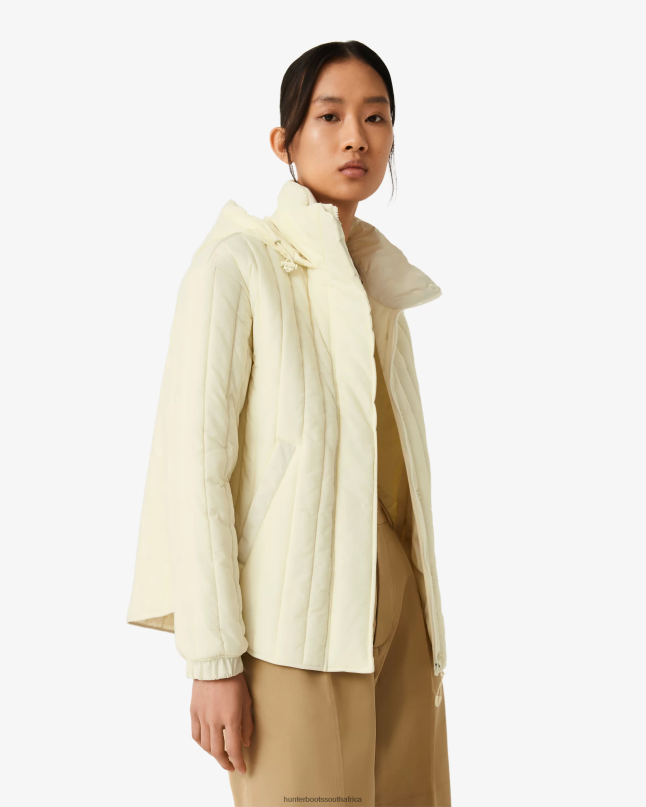 Women Explorer Recycled Nylon Quilted Jacket 8D4VJ349 Hunter Soft Sand