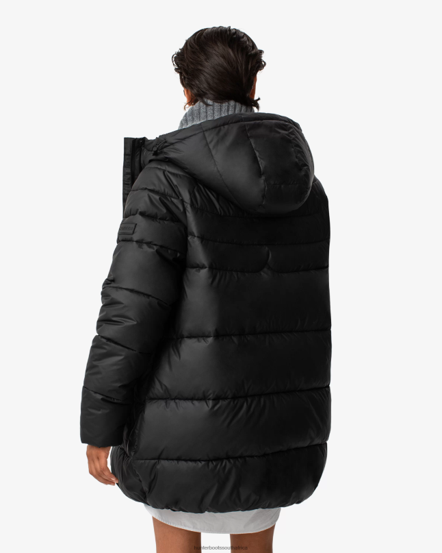 Women Intrepid Insulated Mid Puffer Jacket 8D4VJ362 Hunter Black