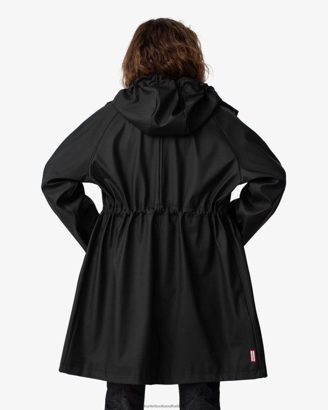 Women Lightweight Waterproof Parka 8D4VJ339 Hunter Black