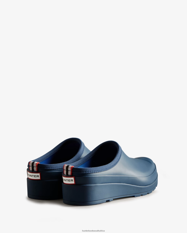 Women Play Clogs 8D4VJ110 Hunter Kerhuelen Navy