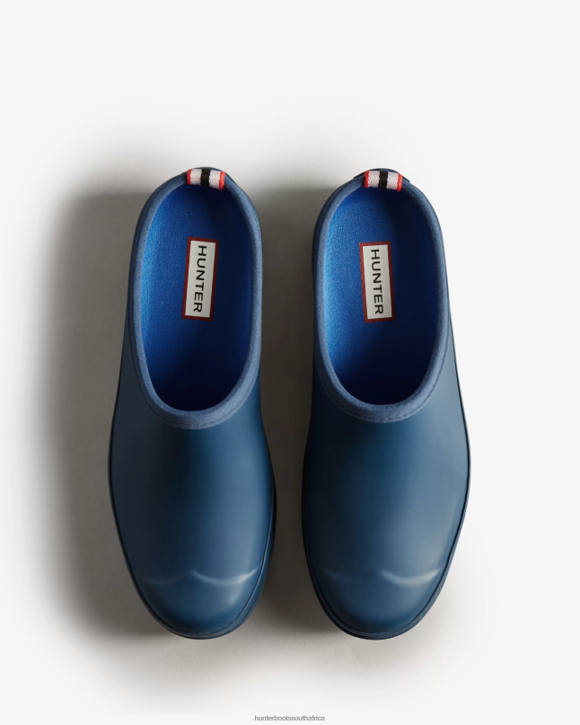 Women Play Clogs 8D4VJ110 Hunter Kerhuelen Navy