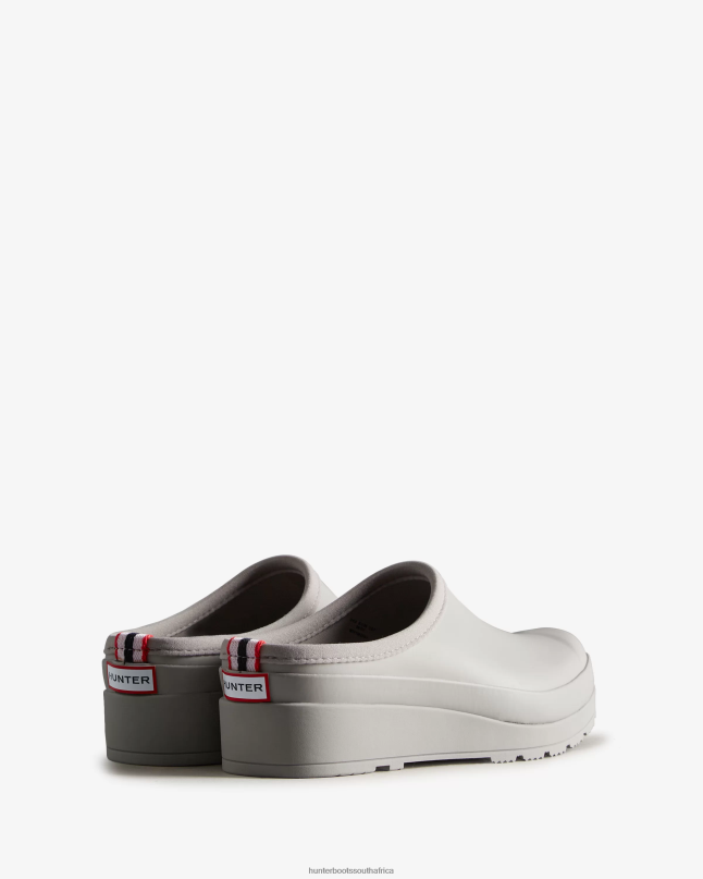 Women Play Clogs 8D4VJ112 Hunter Zinc Grey