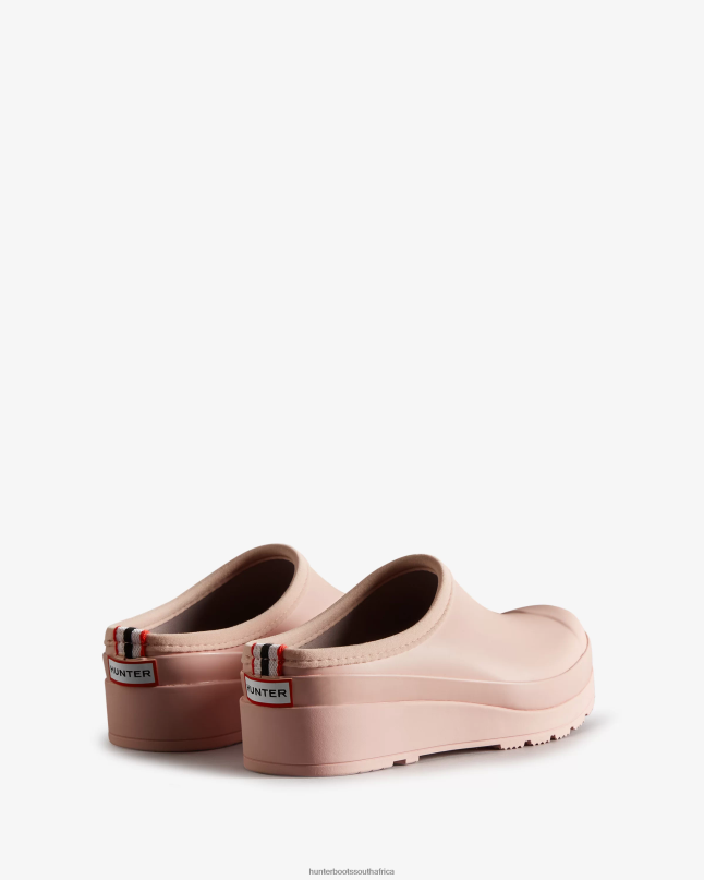 Women Play Clogs 8D4VJ141 Hunter Azalea Pink