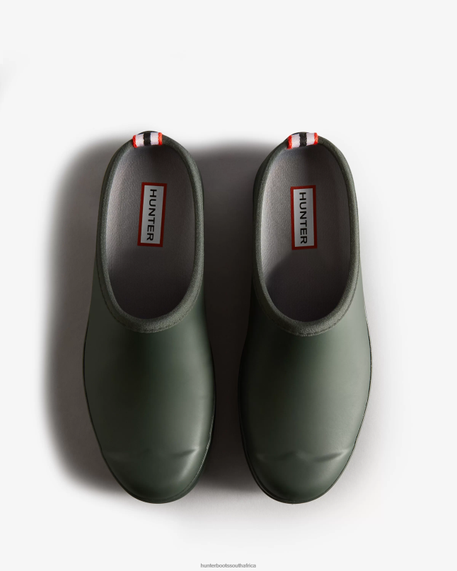 Women Play Clogs 8D4VJ142 Hunter Arctic Moss Green