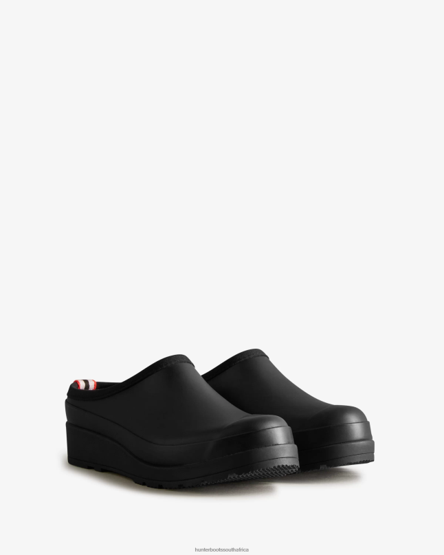 Women Play Clogs 8D4VJ143 Hunter Black