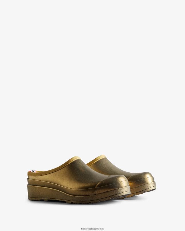Women Play Nebula Clogs 8D4VJ262 Hunter Gold