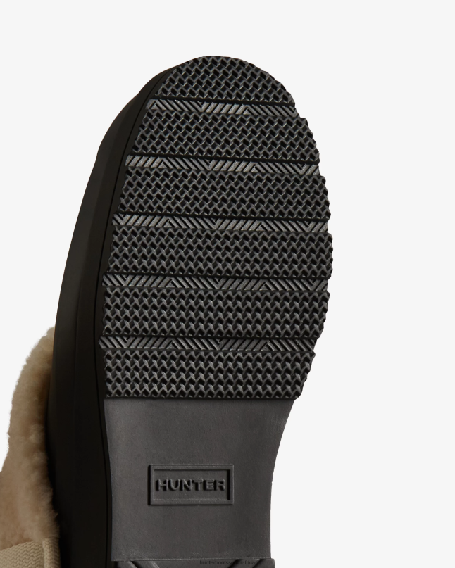 Women Play Vegan Shearling Insulated Clogs 8D4VJ258 Hunter Black