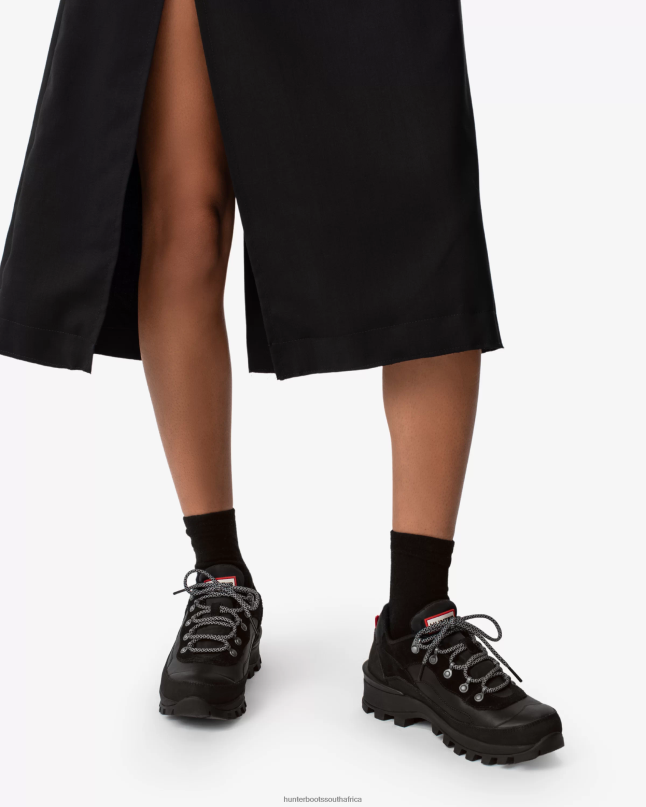 Women Explorer Insulated Leather Shoes 8D4VJ270 Hunter Black