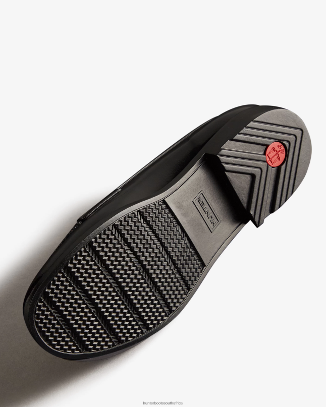 Women Refined Gloss Penny Loafers 8D4VJ269 Hunter Black