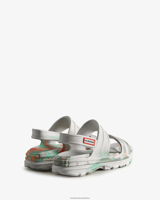 Women BLOOM Marble Sandal 8D4VJ244 Hunter White