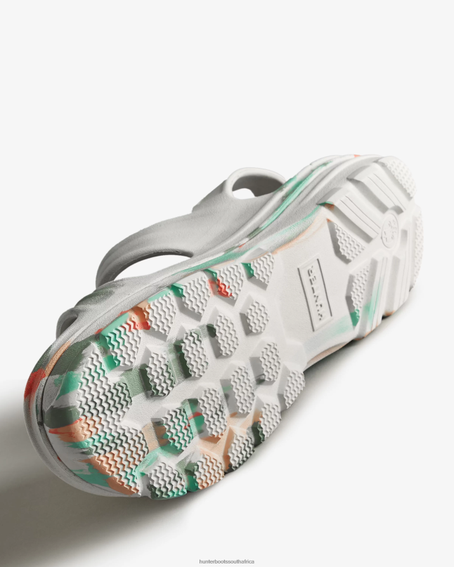 Women BLOOM Marble Sandal 8D4VJ244 Hunter White