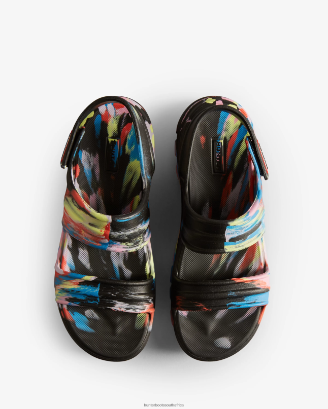 Women BLOOM Marble Sandal 8D4VJ245 Hunter Black