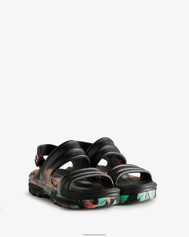 Women BLOOM Marble Sandal 8D4VJ257 Hunter Black