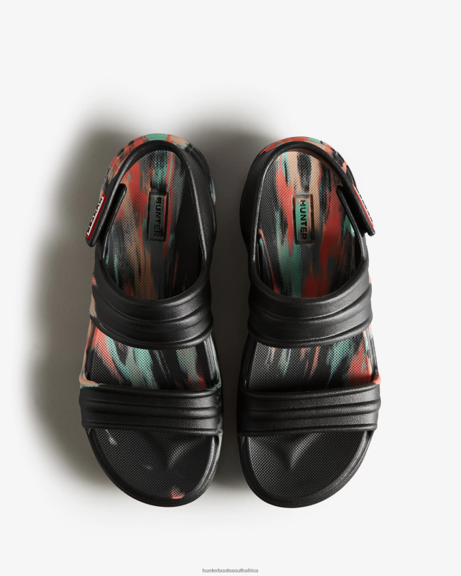 Women BLOOM Marble Sandal 8D4VJ257 Hunter Black