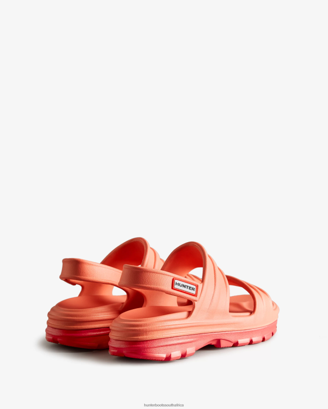 Women BLOOM Sandal 8D4VJ200 Hunter Sun-Cup Orange/Rowan Pink