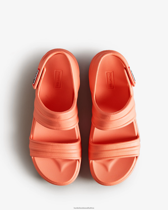 Women BLOOM Sandal 8D4VJ200 Hunter Sun-Cup Orange/Rowan Pink