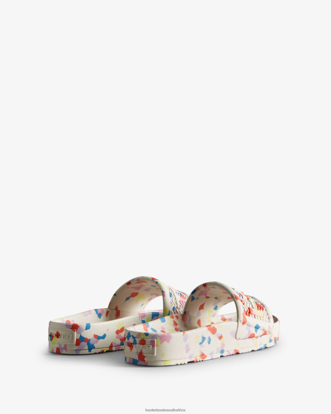 Women BLOOM Marble Slides 8D4VJ236 Hunter Shaded White