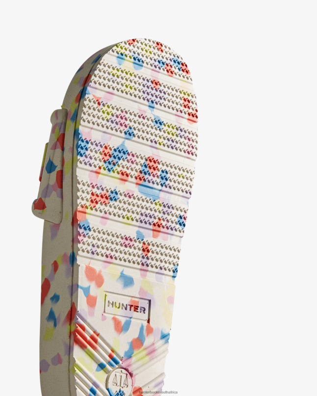 Women BLOOM Marble Slides 8D4VJ236 Hunter Shaded White