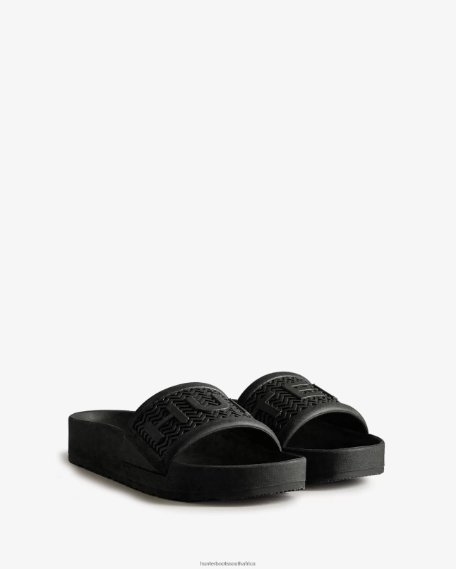 Women BLOOM Slides 8D4VJ109 Hunter Black