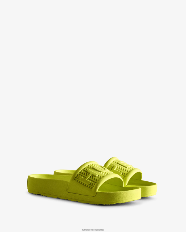 Women BLOOM Slides 8D4VJ238 Hunter Zesty Yellow