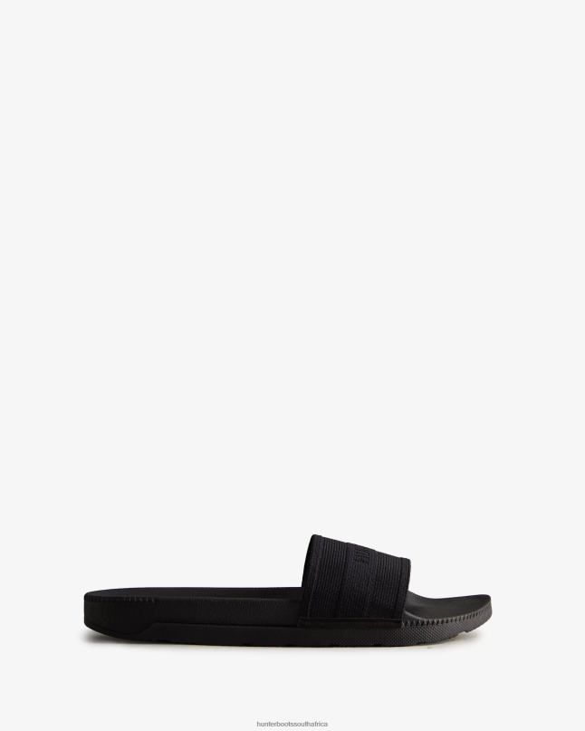 Women Elastic Slides 8D4VJ102 Hunter Black