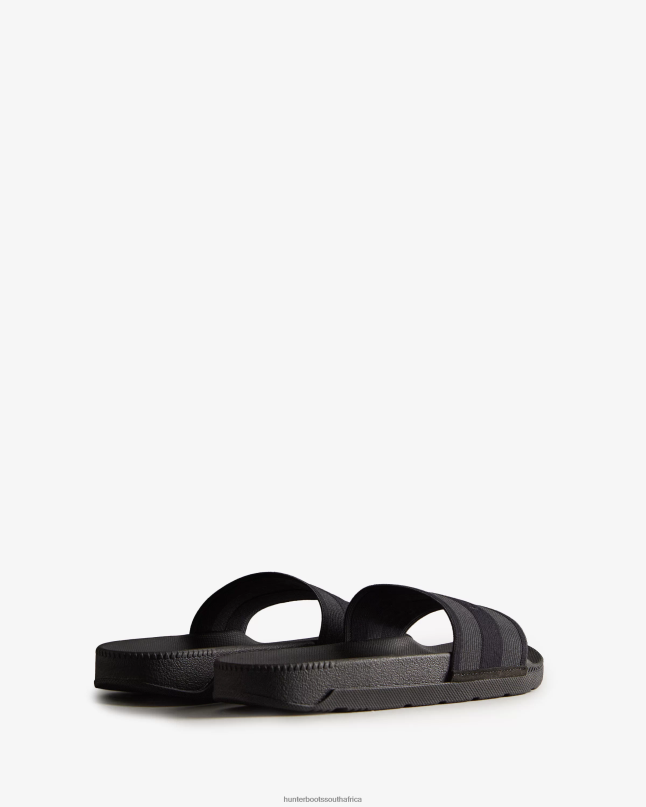 Women Elastic Slides 8D4VJ102 Hunter Black