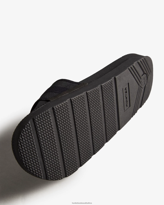 Women Elastic Slides 8D4VJ102 Hunter Black